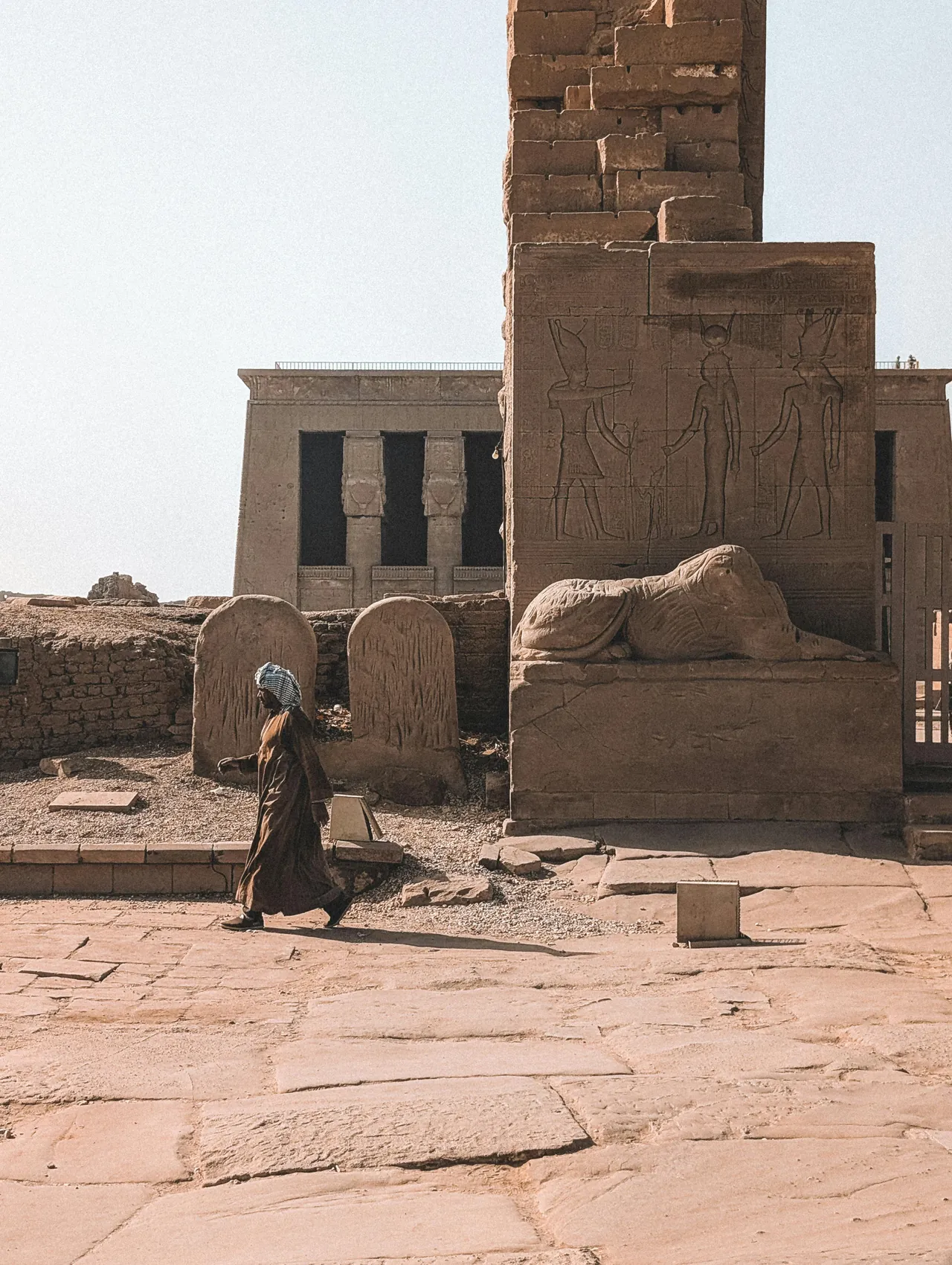 An ancient temple in Egypt